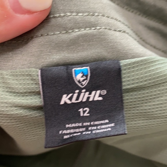 Kuhl green cargo skort size 12 - Picture 11 of 15